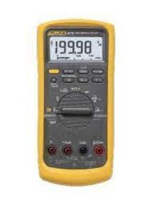 DESCRIPTION: (1) INDUSTRIAL TRUE-RMS MULTIMETER WITH TEMPERATURE BRAND/MODEL: FLUKE #87IV INFORMATION: YELLOW RETAIL$: $248.99 EA SIZE: FLUKE 115 QTY: