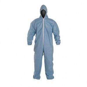 DESCRIPTION: (1) CASE OF (25) SECONDARY FR COVERALLS BRAND/MODEL: DUPONT #30F406 INFORMATION: LIGHT BLUE RETAIL$: $387.99 PER CASE SIZE: 4XL QTY: 1