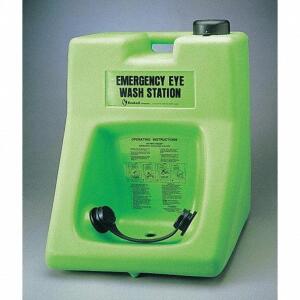 DESCRIPTION: (1) EYE WASH STATION BRAND/MODEL: HONEYWELL #3PVP7 INFORMATION: GREEN RETAIL$: 504.39 SIZE: 26" H, 19-1/2"W 19-1/2"D QTY: 1