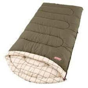 DESCRIPTION: (2) RECTANGULAR SLEEPING BAG BRAND/MODEL: COLEMAN JUNEAU RETAIL$: $53.00 EA SIZE: FITS UP TO 6FT 5IN QTY: 2