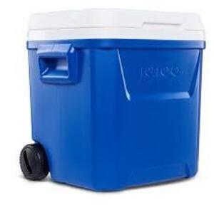 DESCRIPTION: (1) LAGUNA ICE CHEST COOLER BRAND/MODEL: IGLOO INFORMATION: BLUE RETAIL$: $33.88 EA SIZE: 60 QT QTY: 1