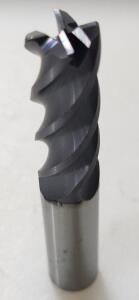 DESCRIPTION: (4) CORNER RADIUS/CORNER CHAMFER END MILL BRAND/MODEL: NIAGARA N09949 RETAIL$: 120 SIZE: 1/2" 0.003 RAD QTY: 4