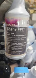 DESCRIPTION: (6) HEAVY DUTY DEGREASER CLEANER CONCENTRATE BRAND/MODEL: NCL CHEM-EEZ RETAIL$: $15.25 EA SIZE: 32 OZ QTY: 6