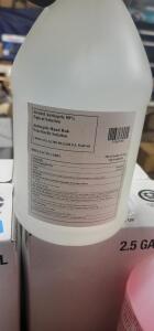 DESCRIPTION: (2) ALCOHOL ANTISEPTIC BRAND/MODEL: TOPICAL SOLUTION HAND RUB INFORMATION: 0.8 RETAIL$: $40.00 EA SIZE: 1 GALLON QTY: 2