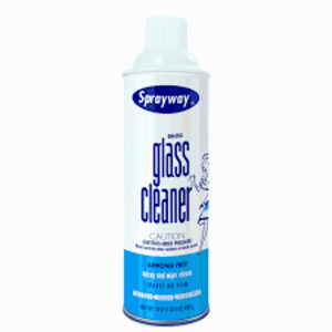 DESCRIPTION: (6) CANS OF GLASS CLEANER BRAND/MODEL: SPRAYWAY #5RVT4 RETAIL$: $6.00 EA SIZE: 20 OZ QTY: 6