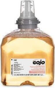 DESCRIPTION: (2) HAND SOAP WITH SCRUBBING PARTICLES BRAND/MODEL: GOJO #56JM28 RETAIL$: $33.25 EA SIZE: 1200 ML QTY: 2