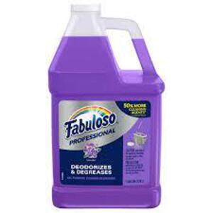 DESCRIPTION: (1) MULTI USE CLEANER CONCENTRATEBRAND/MODEL: FABULOSO PROFESSIONALINFORMATION: LAVENDER, MAKES UP TO 64 GALLONS OF CLEANERRETAIL$: $42 EASIZE: 1 GALLONQTY: 1