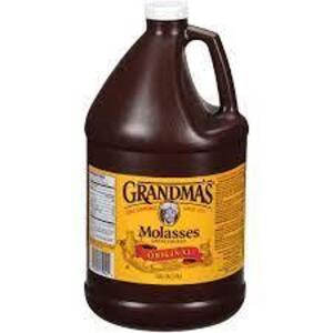 DESCRIPTION: (3) ORIGINAL UNSULPHURED MOLASSES BRAND/MODEL: GRANDMA'S RETAIL$: $35.89 EA SIZE: 1 GALLON QTY: 3