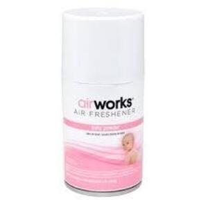 DESCRIPTION: (6) AIR FRESHENERS BRAND/MODEL: AIR WORKS INFORMATION: BABY POWDER RETAIL$: $5.00 EA SIZE: 7 OZ QTY: 6