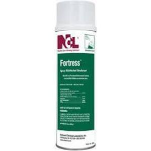 DESCRIPTION: (6) DISINFECTANT DEODORANT BRAND/MODEL: NCL FORTRESS SPRAY RETAIL$: $10.00 EA SIZE: 15 OZ QTY: 6