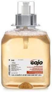 DESCRIPTION: (2) ANTIBACTERIAL HANDWASH BRAND/MODEL: GOJO #5162-03 RETAIL$: $25.00 EA SIZE: 1250 ML QTY: 2