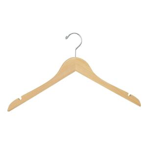 DESCRIPTION: (1) CASE OF APPROX (20) WOODEN HANGERS INFORMATION: NATURAL RETAIL$: $6.00 PER HANGER QTY: 1