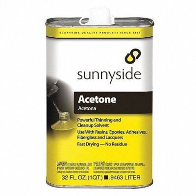 DESCRIPTION: (2) ACETONE BRAND/MODEL: SUNNYSIDE #44ZU20 RETAIL$: $20.000 EA SIZE: 1 GALLON QTY: 2