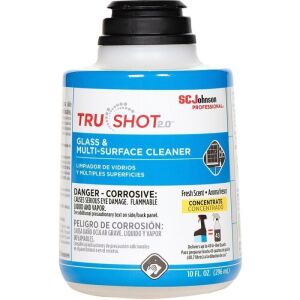 DESCRIPTION: (2) GLASS AND MULTI-SURFACE CLEANER BRAND/MODEL: TRU SHOT #SJN315272 RETAIL$: $32.25 ea SIZE: 2.09 qt QTY: 2