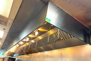 ECON-AIR 32' COMMERCIAL KITCHEN HOOD SYSTEM WITH PSP MAKEUP AIR