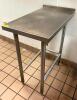 18" X 30" STAINLESS PREP TABLE