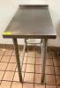 18" X 30" STAINLESS PREP TABLE - 2