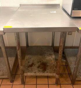 24" X 30" STAINLESS PREP TABLE