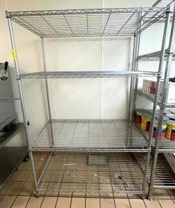 4-TIER WIRE SHELVING UNIT