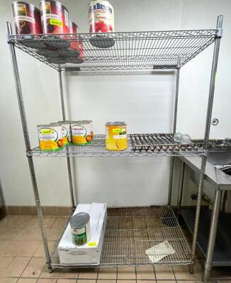 3-TIER WIRE SHELVING UNIT