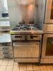 SUNFIRE 24" 4-BURNER NATURAL GAS RANGE W/ SPACE SAVER OVEN - 4