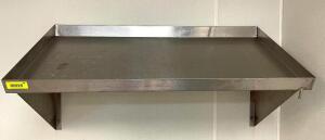 42" X 22" STAINLESS WALL MOUNTED DISH DRYING SHELF