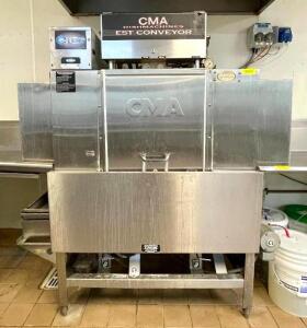 CMA EST-44 HIGH TEMPERATURE CONVEYOR DISHWASHER