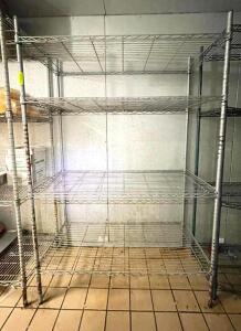 4-TIER WIRE SHELVING UNIT