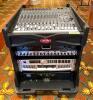 MACKIE PROFX16 16-CHANNEL MIXER W/ MOBILE TRANSPORT BOX AND CONTENTS (SEE PHOTOS) - 2