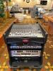 MACKIE PROFX16 16-CHANNEL MIXER W/ MOBILE TRANSPORT BOX AND CONTENTS (SEE PHOTOS) - 3