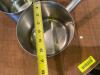 (3) 7" STAINLESS SAUCE POTS - 2