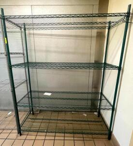 4-TIER WIRE SHELVING UNIT