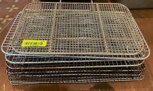 (6) HALF SIZE WIRE COOLING RACKS