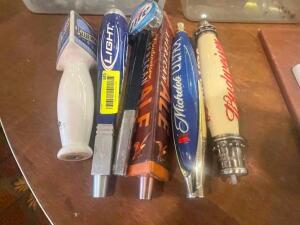 (5) ASSORTED TAP HANDLES