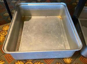 FULL SIZE ALUMINUM ROASTING PAN - SQUARE SHAPED