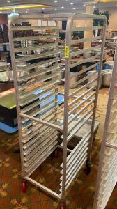 TWENTY PAN FRONT LOAD TRAY RACK