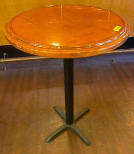 30" WOODEN HIGH TOP BAR TABLE