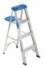 DESCRIPTION (1) WERNER ALUMINUM STEPLADDER BRAND/MODEL 364 ADDITIONAL INFORMATION LOAD CAPACITY: 250 LBS/PAIL SHELF/RETAILS AT $92.92 SIZE 4'LADDER HE