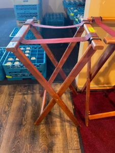 (3) FOLDING TRAY STANDS