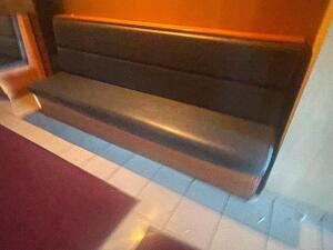 (4) 7' GREY BOOTH BENCH SEATS