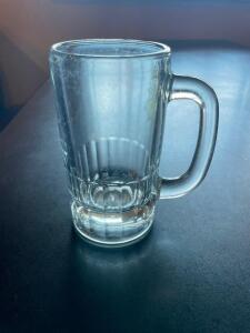 (12) GLASS BEER MUGS