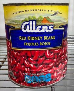 (6) ALLENS RED KIDNEY BEANS