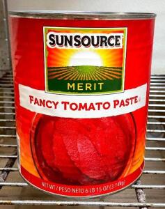 (10) SUNSOURCE MERIT FANCY TOMATO PASTE