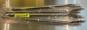 (2) 12" STAINLESS TONGS - NEW