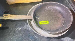 (3) ASSORTED SKILLETS