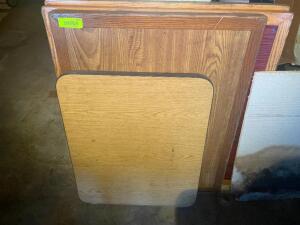 (4) ASSORTED WOODEN " RED ROBIN " TABLES