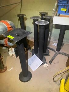 (5) ASSORTED TABLE BASES.