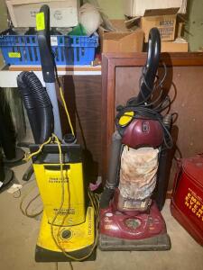 (2) ASSORTED VACUUM CLEANERS