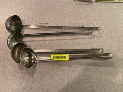 (5) ASSORTED STAINLESS LADLES