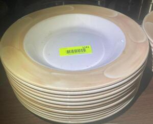 (12) 11.5" CHINA PASTA BOWLS